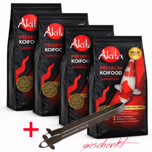 4x Akita Superfood 2.0 | 4,5 kg | 4-6 mm Pellets