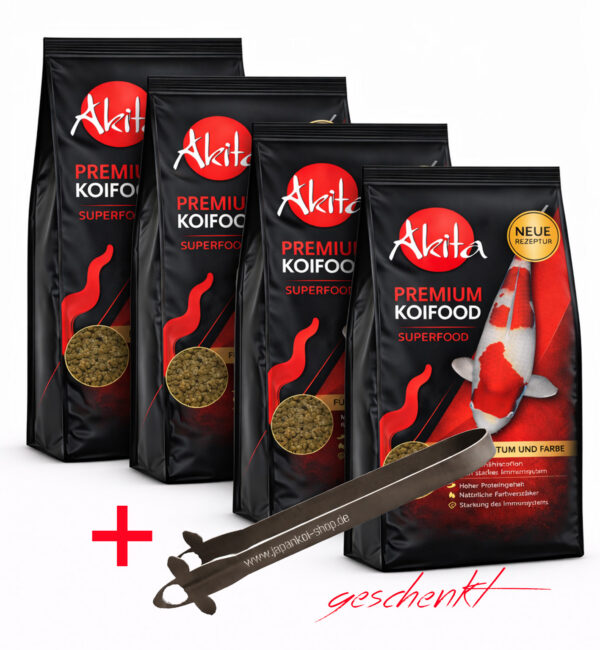 4x Akita Superfood 2.0 | 4,5 kg | 4-6 mm Pellets