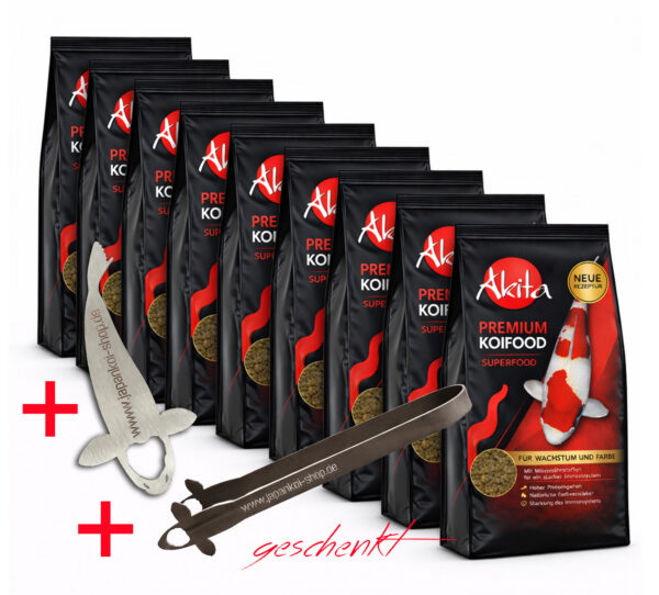 8x Akita Superfood 2.0 | 4,5 kg | 4-6 mm Pellets